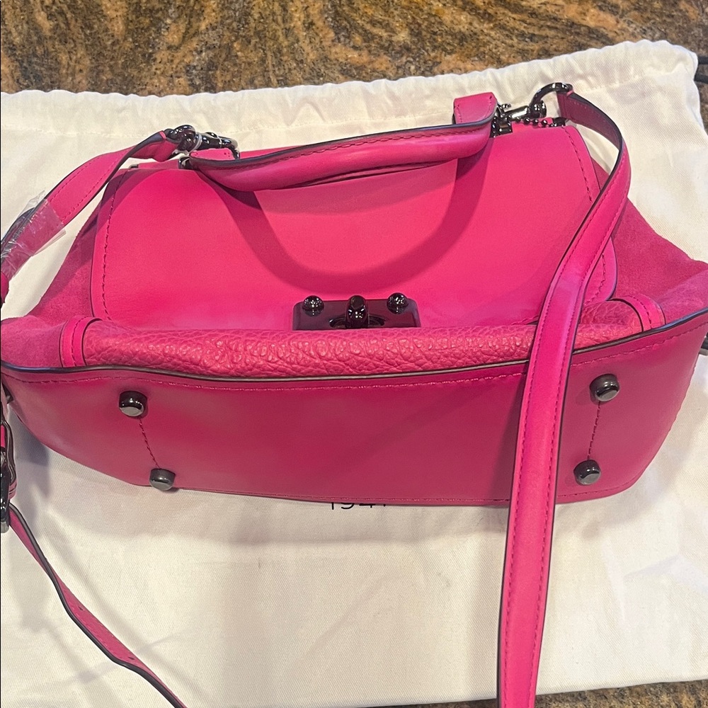 Coach Vibrant Pink Shoulder Bag - Picture 2 of 6
